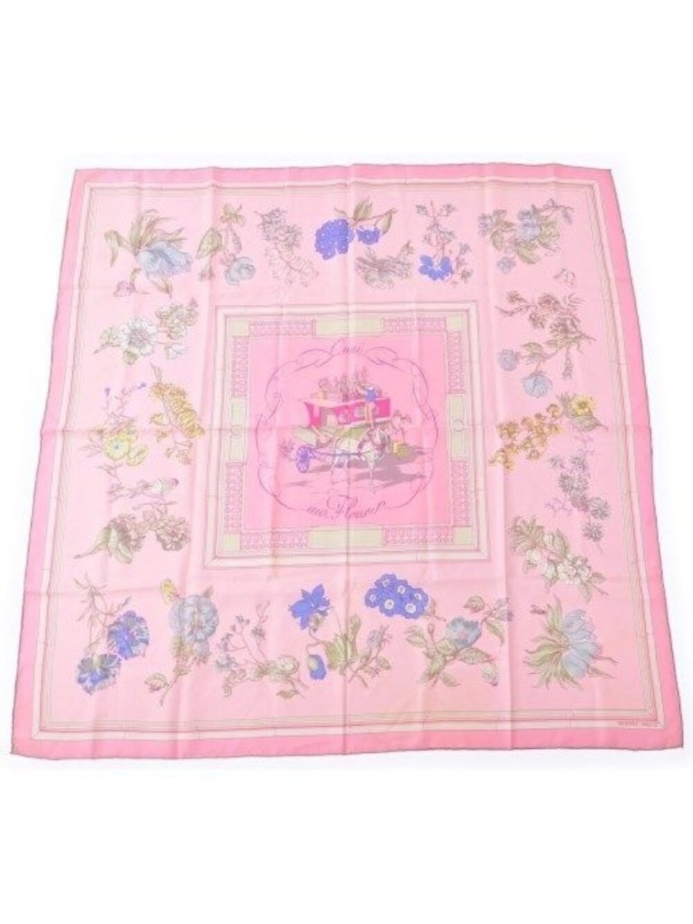 Hermes Bandana Scarf Pink - Picture 1 of 9